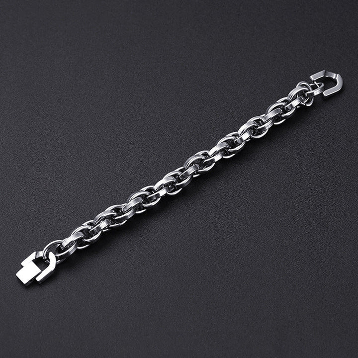 Riven Knox Bracelet Silver