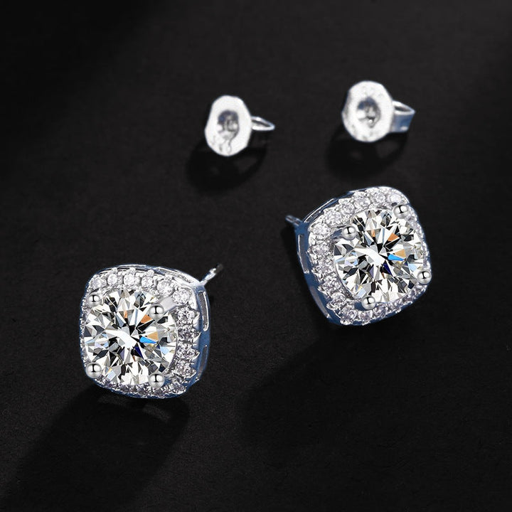 Crystal Silver Jewelry Set