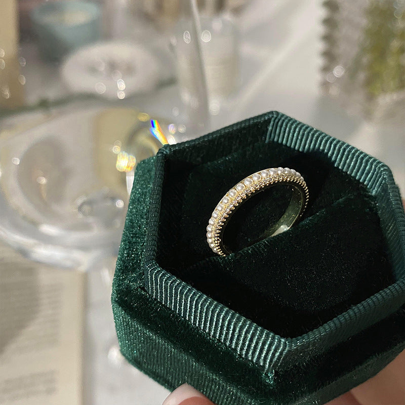 Elodie Vance Ring Set Gold
