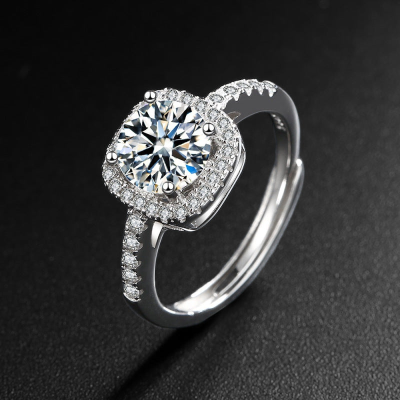 Crystal Silver Jewelry Set