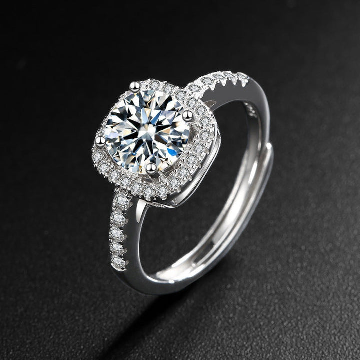 Crystal Silver Jewelry Set