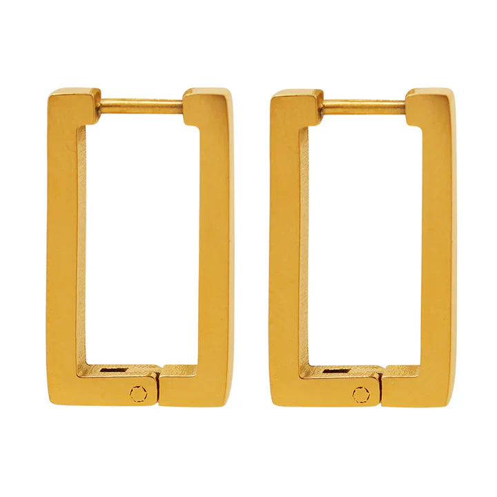 Terrafin Geometrica Earrings Gold