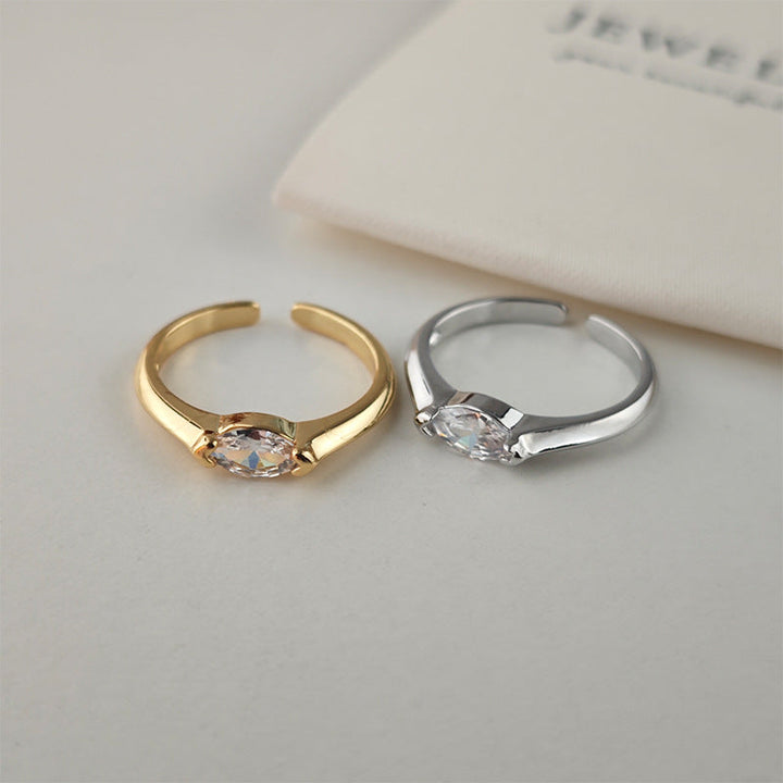 Aya Sterling Ring Gold