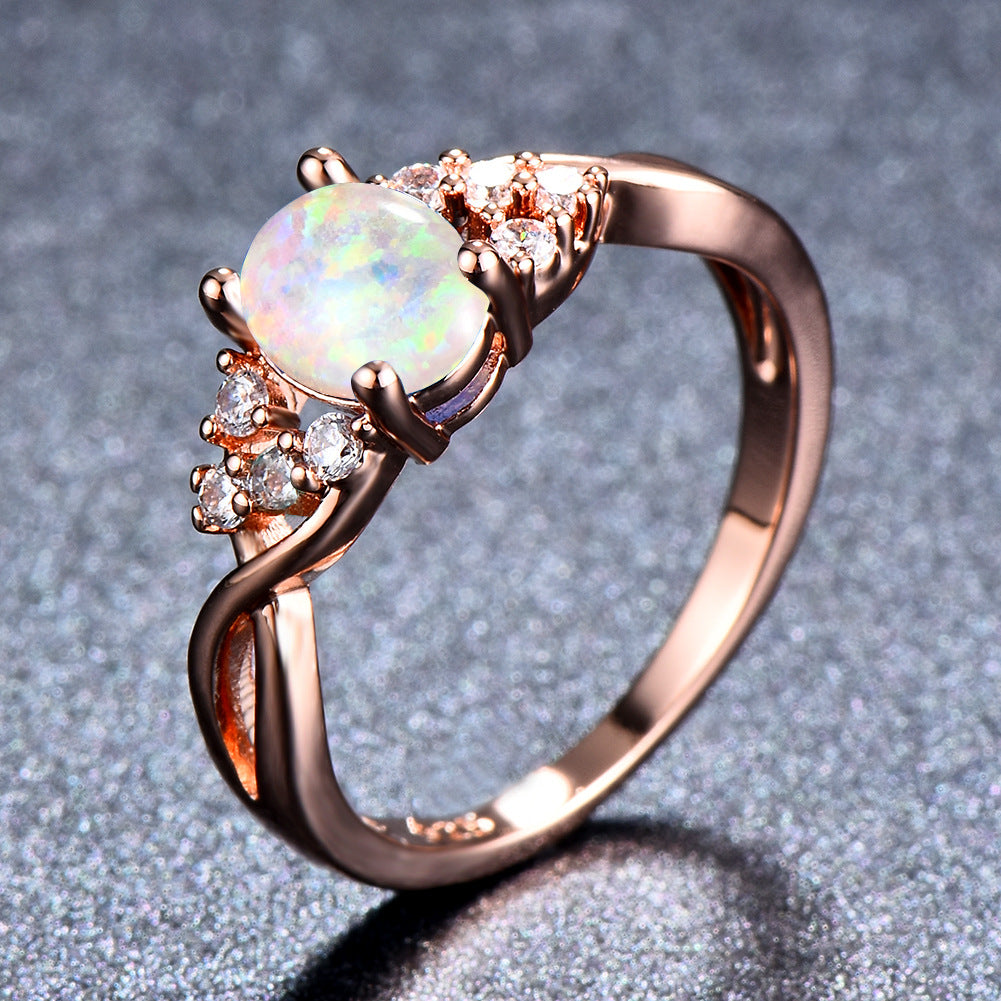 Sylva Moonhart Purple Ring Rose Gold