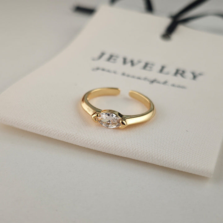 Aya Sterling Ring Gold