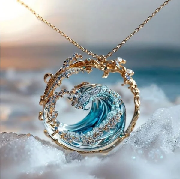 Ocean's Oath Necklace - A Timeless Symbol of Strength 0