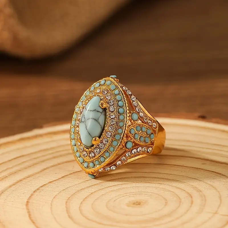Opal Golden Ring - Timeless Elegance for Everyday Wear 0