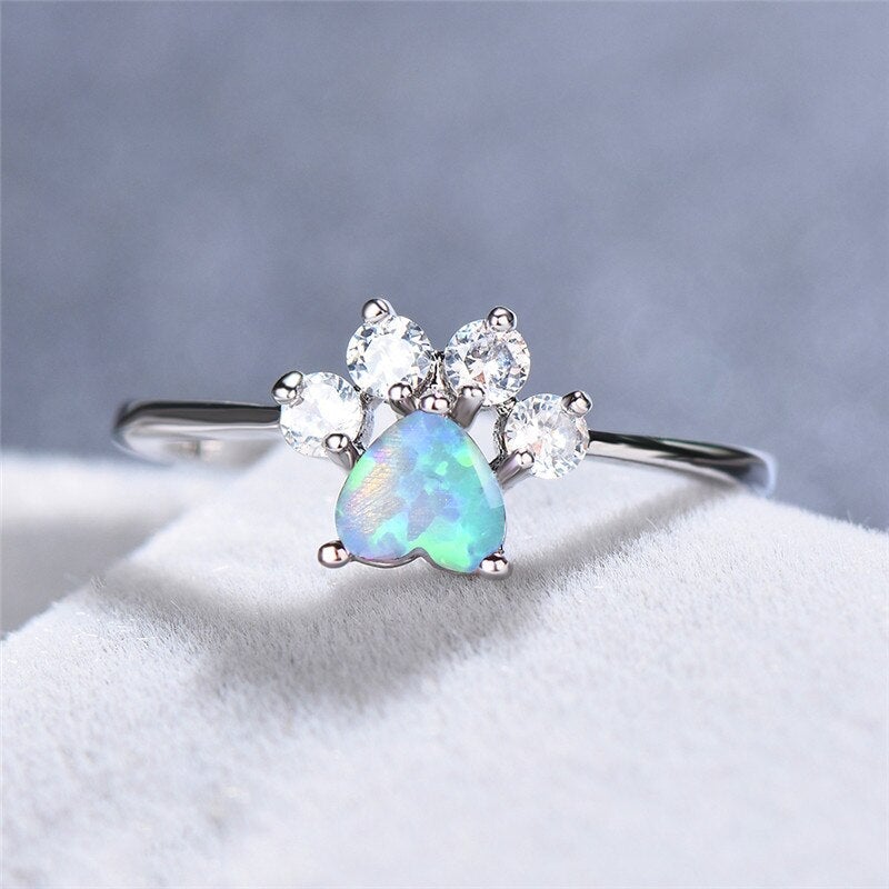 Opal and Zirconia Ring - Timeless Elegance for Every Occasion 0