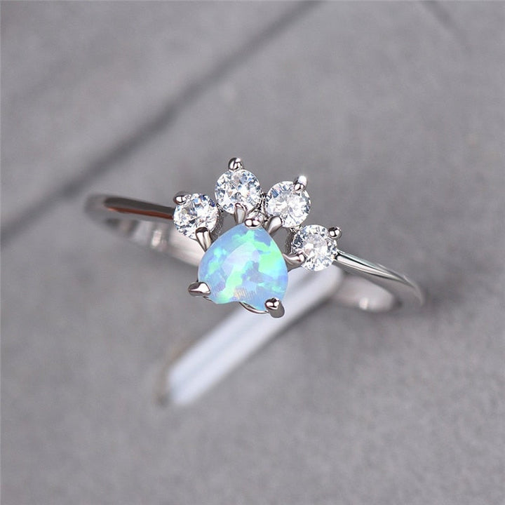 Opal and Zirconia Ring - Timeless Elegance for Every Occasion 1