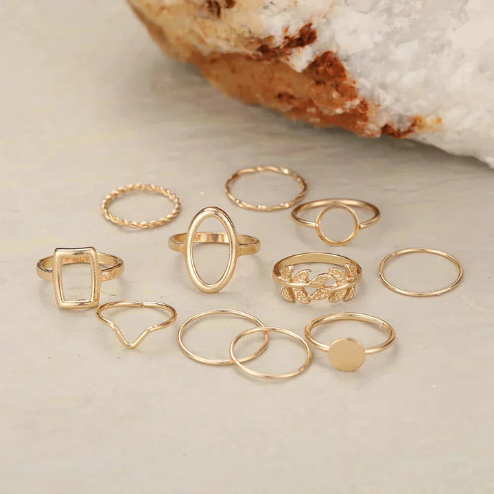 Pack of 11 Timeless Vintage Silver Rings 3