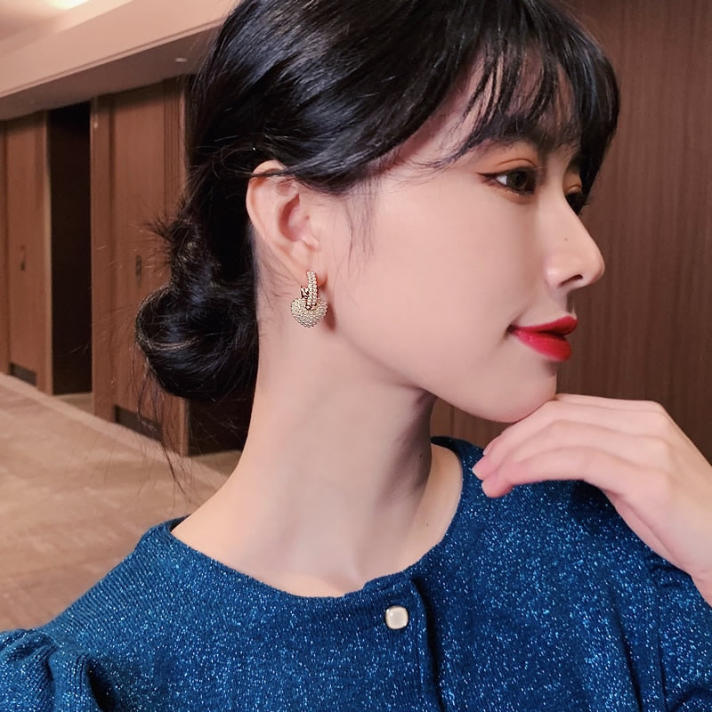 Pearl of Love Gold Earrings for Women - Elegant Pearl Earrings 5