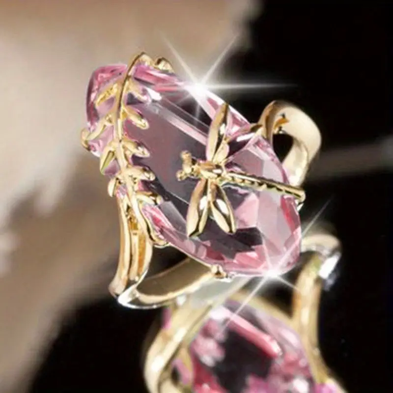 Pink Crystal Ring - A Timeless Symbol of Strength 0