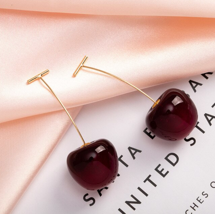 Red Cherry Luxury Earrings - Effortless Elegance for Every Occasion 0