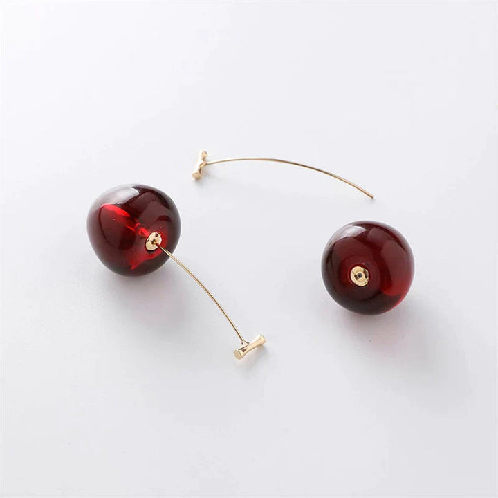 Red Cherry Luxury Earrings - Effortless Elegance for Every Occasion 1
