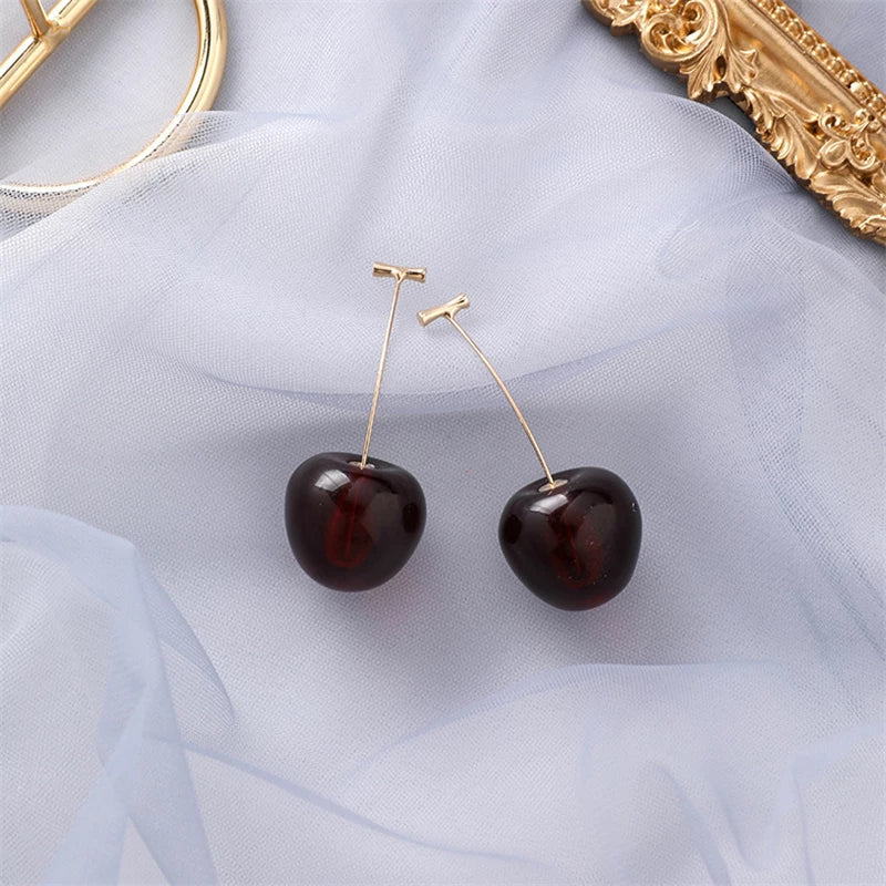 Red Cherry Luxury Earrings - Effortless Elegance for Every Occasion 2