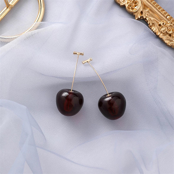 Red Cherry Luxury Earrings - Effortless Elegance for Every Occasion 2