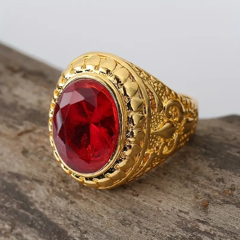 Red Gold Ring - A Timeless Symbol of Strength 0