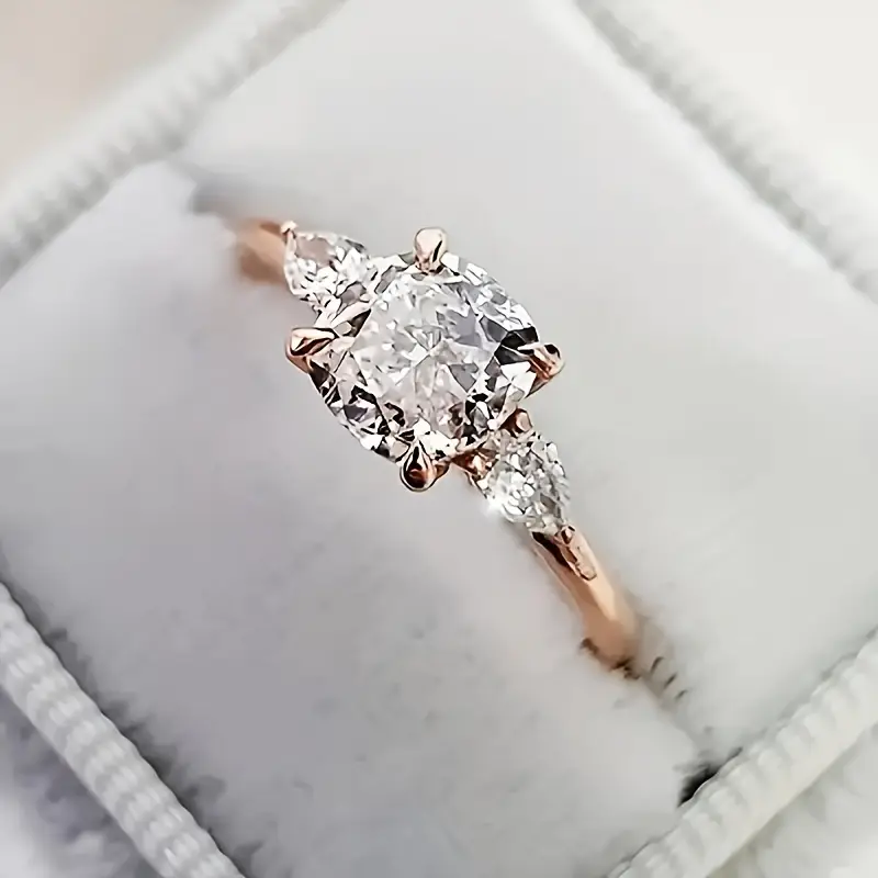 Rose Sparkling Ring - A Timeless Symbol of Strength 0
