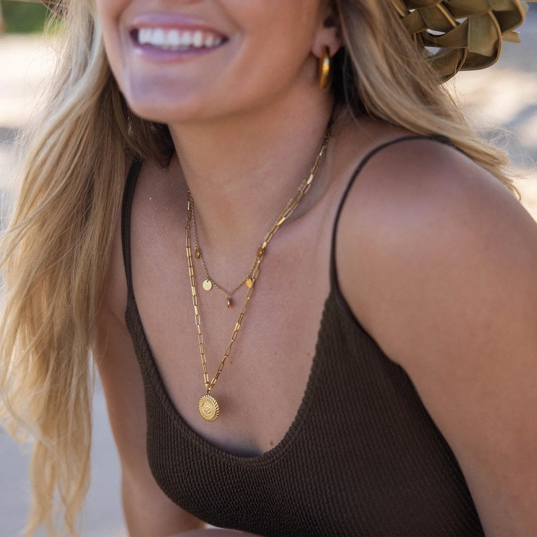 Funky Buddha Necklace Gold