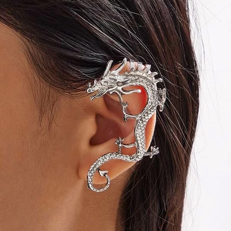 Silver Dragon Earrings - Effortless Elegance for Every Occasion 0