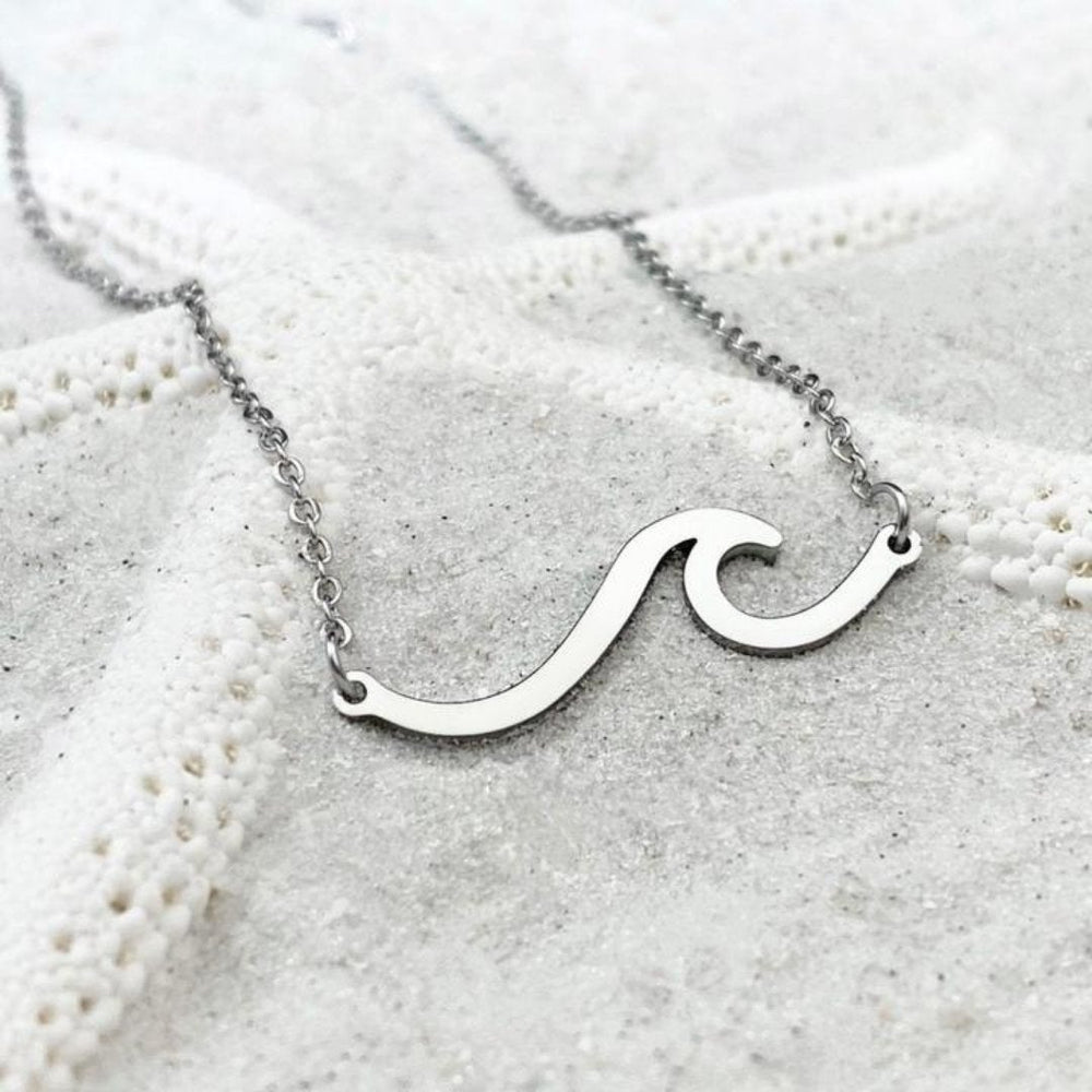 Silver Sea Wave Necklace - A Meaningful Accessory 1