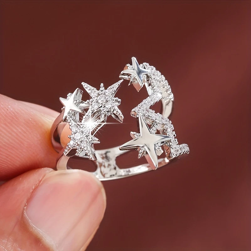 Starlight Silver Ring - A Timeless Symbol of Strength 0