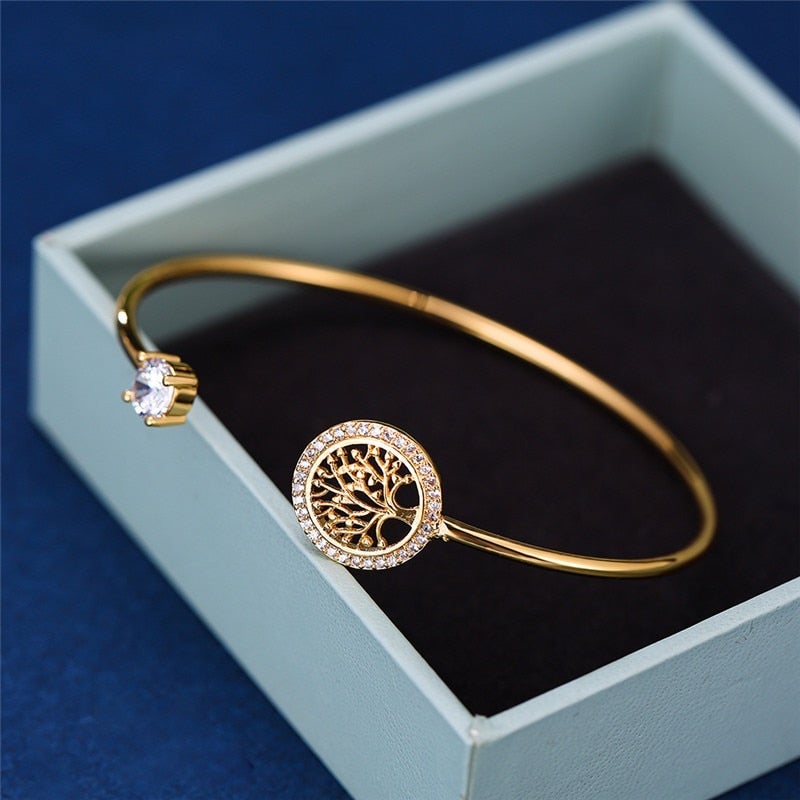 Tree of Life Adjustable Bracelet - Handcrafted, Versatile Design for Everyday Elegance 1