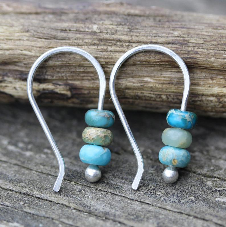 Turquoise Beaded Earrings for Effortless Elegance 0