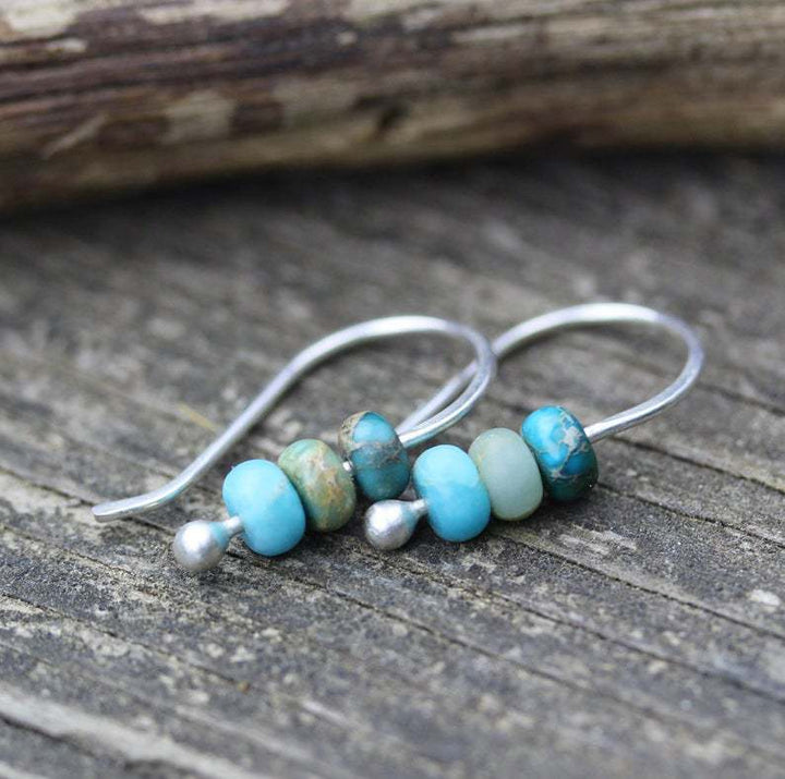 Turquoise Beaded Earrings for Effortless Elegance 1