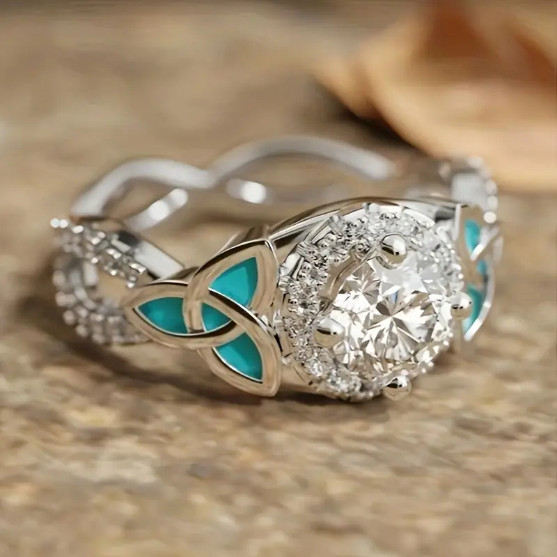 Turquoise Brilliance Silver Ring 0