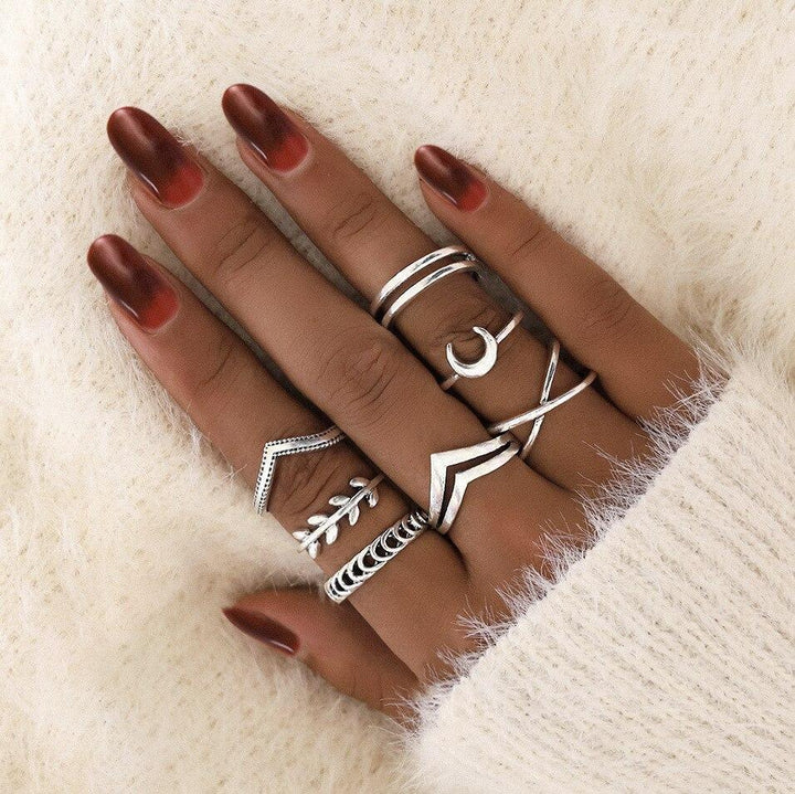 Unique Pack of 8 to 12 Handmade Silver Rings for Personalized Style 11