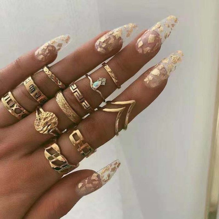 Unique Pack of 8 to 12 Handmade Silver Rings for Personalized Style 7