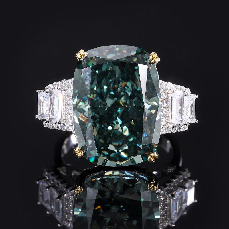 Vintage Cosmic Crystal Ring in Sterling Silver 0