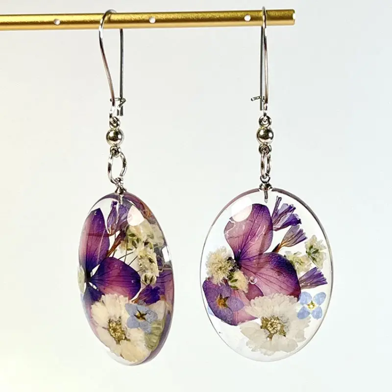 Vintage Crystal Blossom Earrings 0