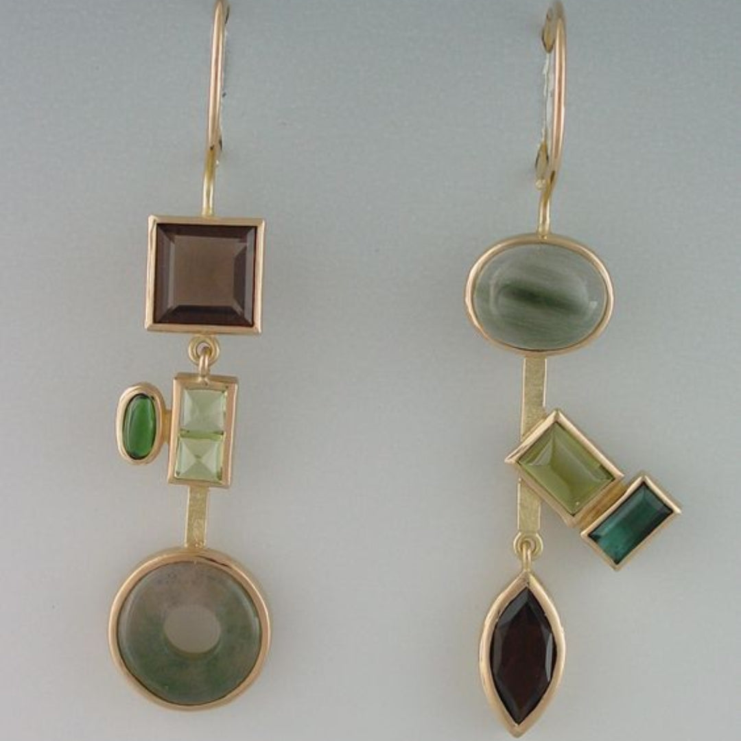 Vintage Crystal Forest Earrings for Effortless Elegance 0