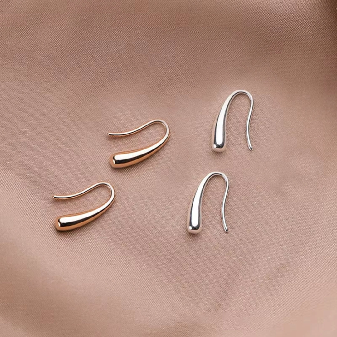Vintage Gold & Silver Drop Earrings for Effortless Elegance 0