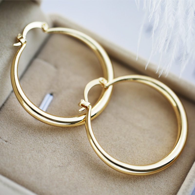 Vintage Golden Hoops - Handcrafted Elegance at Unbeatable Prices 0