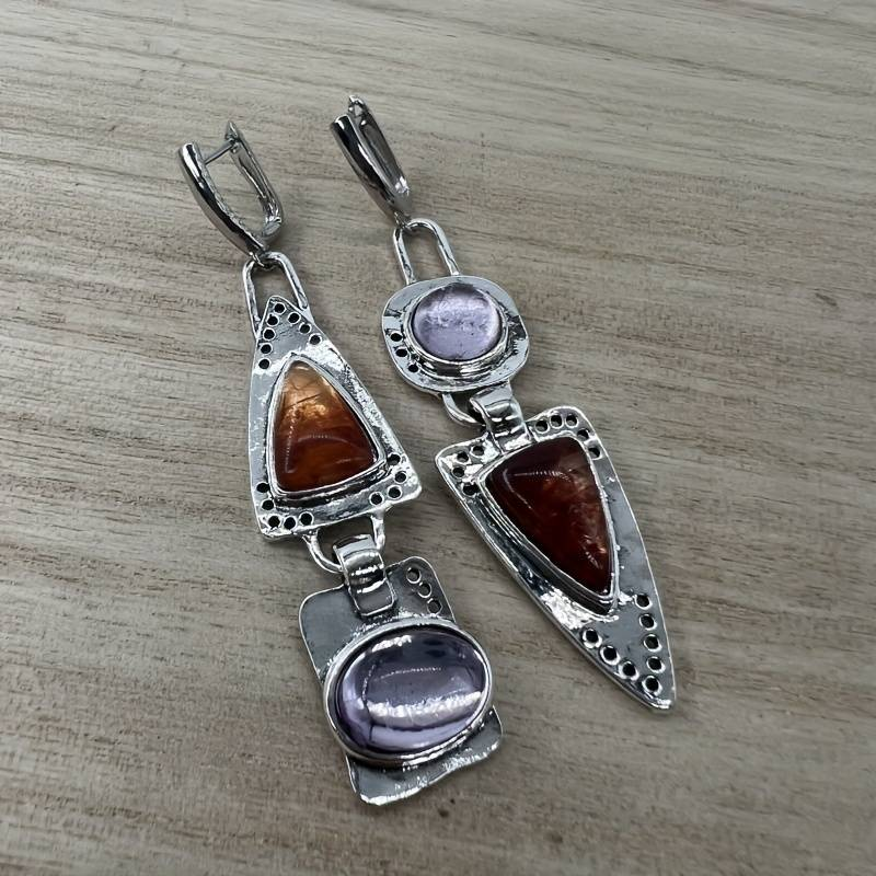 Vintage Silver and Crystal Elegance Earrings 0