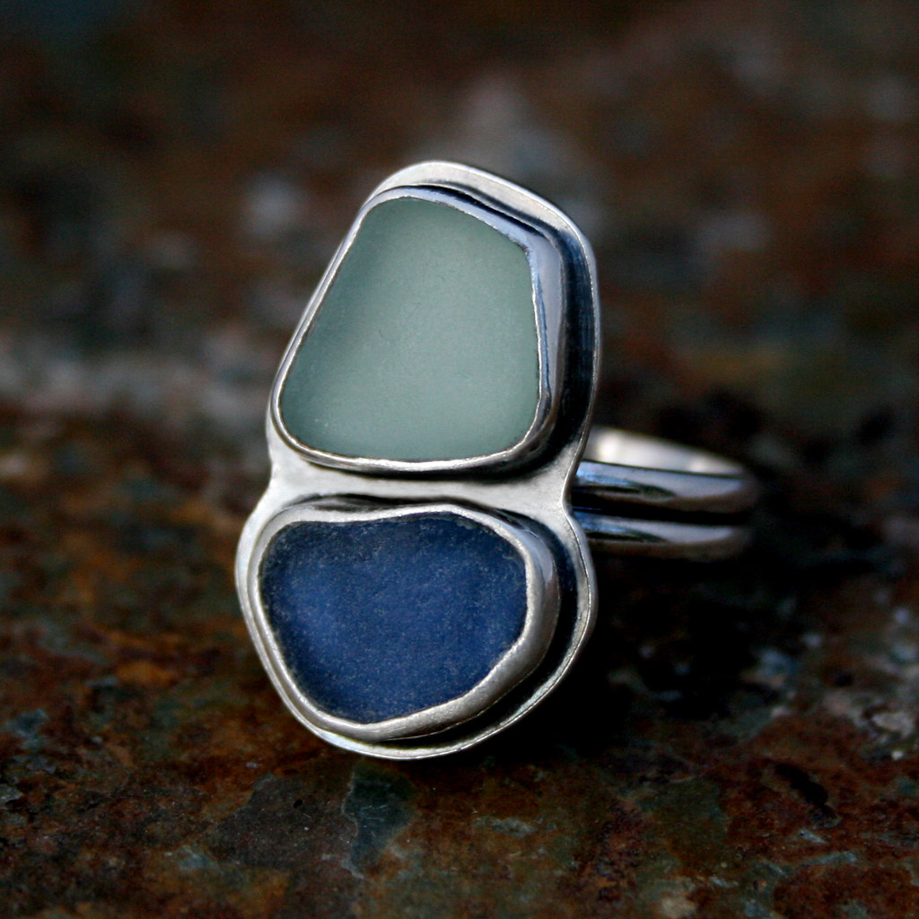 Vintage Stone Silver Ring 0