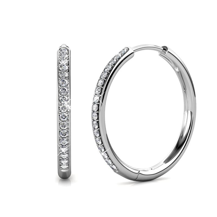 Sorel Pave Earrings Silver
