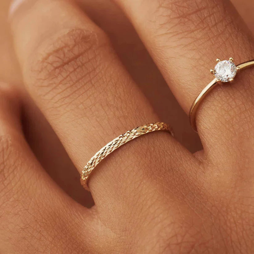 Ameline Trellis Ring Gold