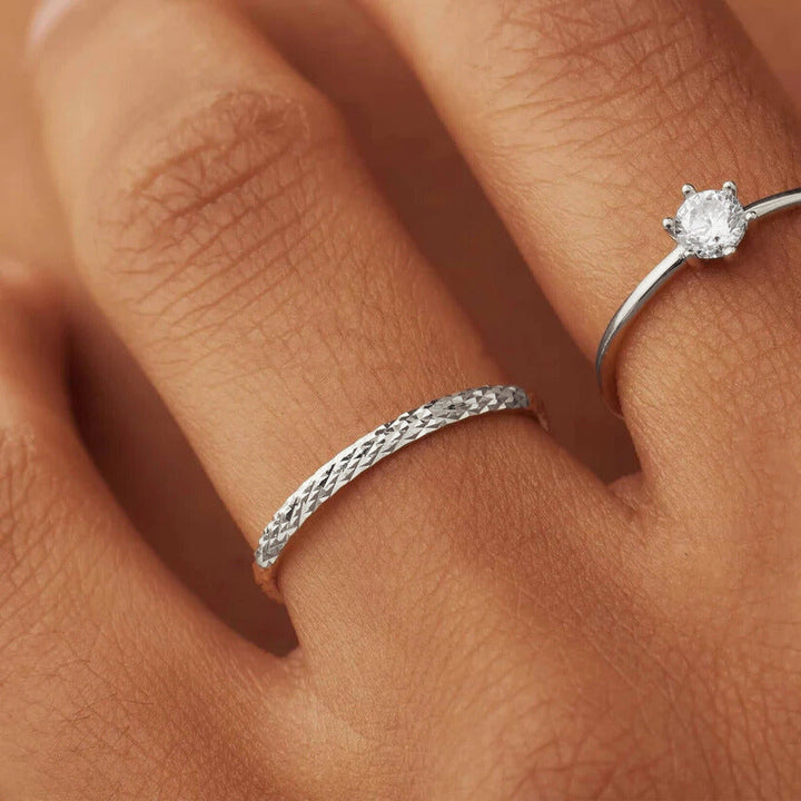 Ameline Trellis Ring Silver