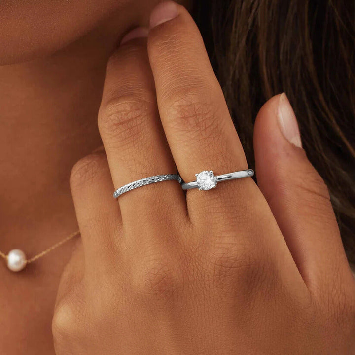 Ameline Trellis Ring Silver