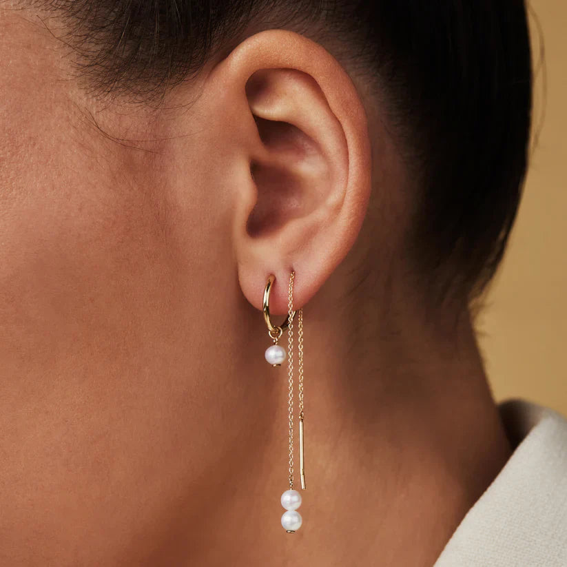 Delia Crest Earrings Gold
