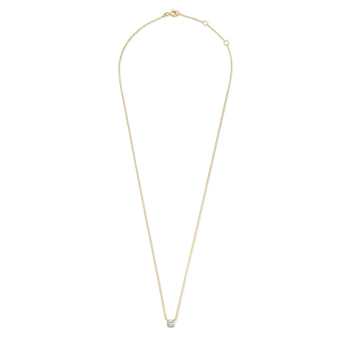 Cléa Moissanite Stone Necklace Gold