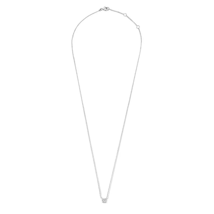Cléa Moissanite Stone Necklace Silver