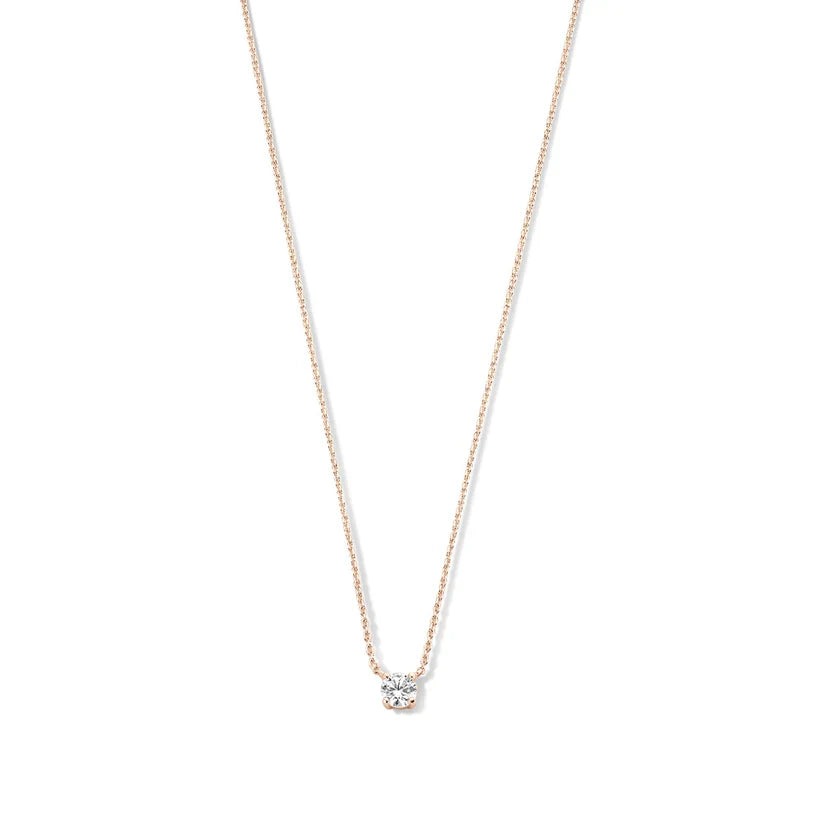 Cléa Moissanite Stone Necklace Gold