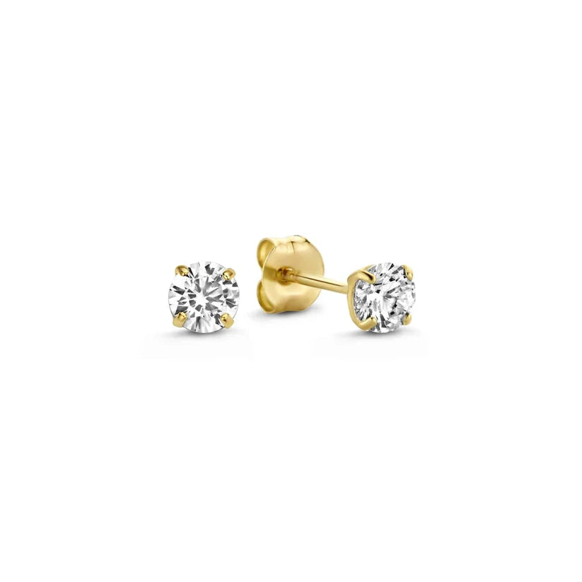 Larmes de Lune Stone Earrings Set Gold